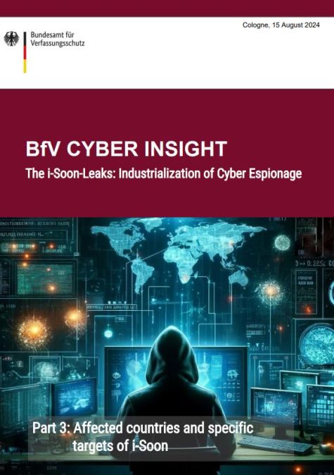 Cover of BfV CYBER INSIGHT: The i-Soon-Leaks: Industrialization of Cyber Espionage, Part 3 Cover of BfV CYBER INSIGHT: The i-Soon-Leaks: Industrialization of Cyber Espionage, Part 3