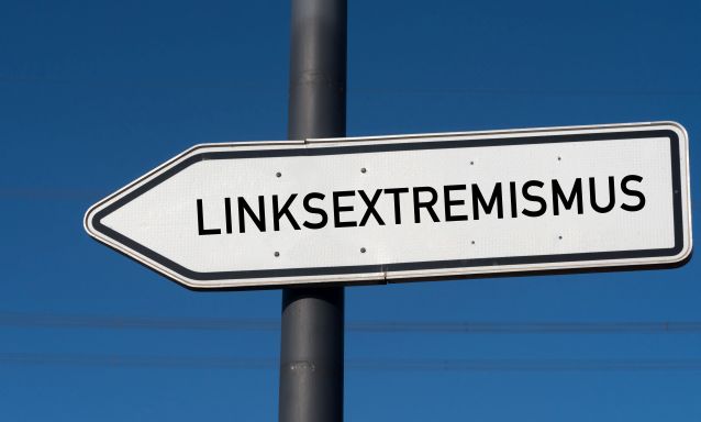 A board with the word left extremism (Source: Stadtratte/ iStock / Getty Images Plus) A board with the word left extremism